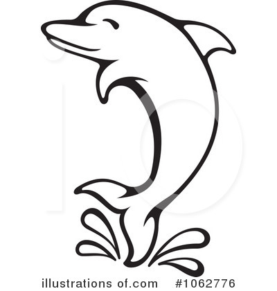 Royalty-Free (RF) Dolphin Clipart Illustration by Any Vector - Stock Sample #1062776