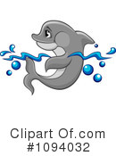 Dolphin Clipart #1094032 by Vector Tradition SM