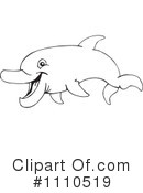 Dolphin Clipart #1110519 by Dennis Holmes Designs
