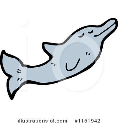 Royalty-Free (RF) Dolphin Clipart Illustration by lineartestpilot - Stock Sample #1151942