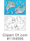 Dolphin Clipart #1154556 by visekart
