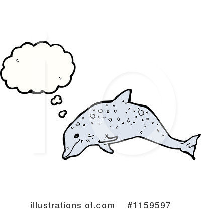 Royalty-Free (RF) Dolphin Clipart Illustration by lineartestpilot - Stock Sample #1159597