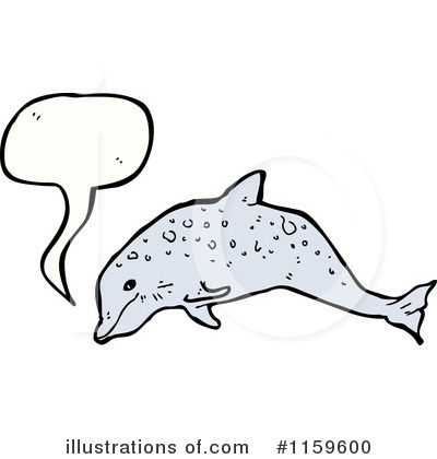 Royalty-Free (RF) Dolphin Clipart Illustration by lineartestpilot - Stock Sample #1159600