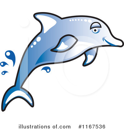 Royalty-Free (RF) Dolphin Clipart Illustration by Andy Nortnik - Stock Sample #1167536