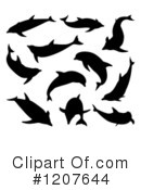 Dolphin Clipart #1207644 by AtStockIllustration