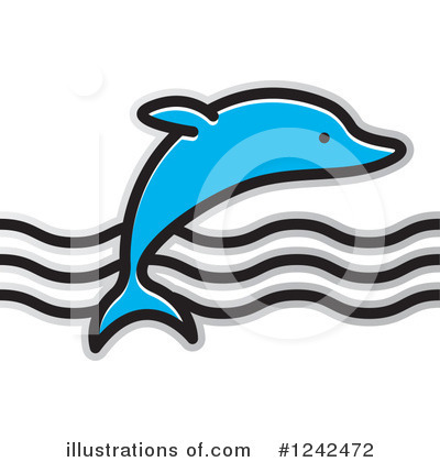 Royalty-Free (RF) Dolphin Clipart Illustration by Lal Perera - Stock Sample #1242472