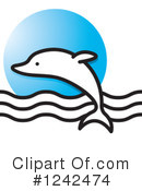 Dolphin Clipart #1242474 by Lal Perera