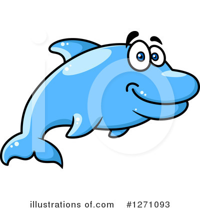 Dolphin Clipart #1271093 by Vector Tradition SM