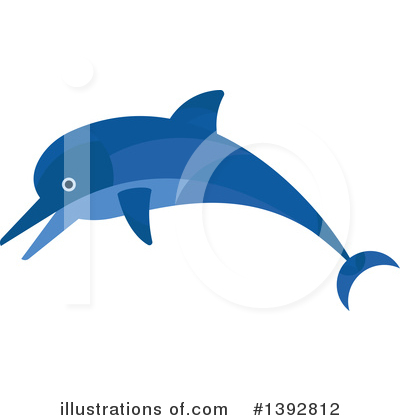 Royalty-Free (RF) Dolphin Clipart Illustration by Vector Tradition SM - Stock Sample #1392812