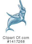 Dolphin Clipart #1417268 by patrimonio