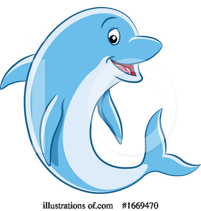 Royalty-Free (RF) Dolphin Clipart Illustration by cidepix - Stock Sample #1669470