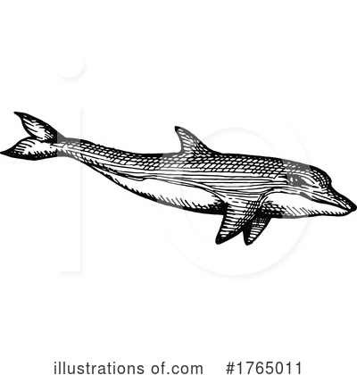 Royalty-Free (RF) Dolphin Clipart Illustration by Vector Tradition SM - Stock Sample #1765011