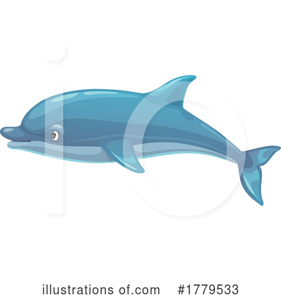 Royalty-Free (RF) Dolphin Clipart Illustration by Vector Tradition SM - Stock Sample #1779533