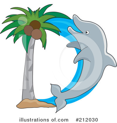 Dolphin Clipart #212030 by Maria Bell
