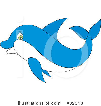 Dolphins Clipart #32318 by Alex Bannykh