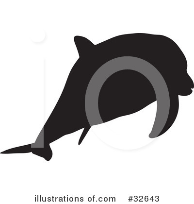 Royalty-Free (RF) Dolphin Clipart Illustration by KJ Pargeter - Stock Sample #32643