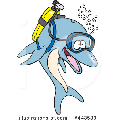 Dolphin Clipart #443530 by toonaday