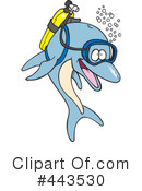 Dolphin Clipart #443530 by toonaday