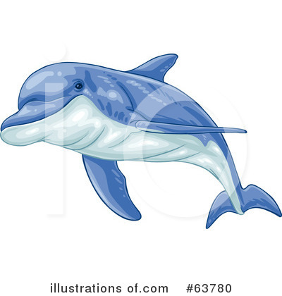 Royalty-Free (RF) Dolphin Clipart Illustration by Tonis Pan - Stock Sample #63780