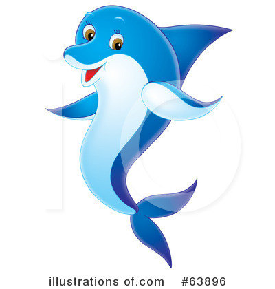 Royalty-Free (RF) Dolphin Clipart Illustration by Alex Bannykh - Stock Sample #63896