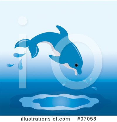 Dolphin Clipart #97058 by Pams Clipart