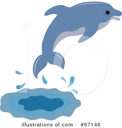 Dolphin Clipart #97146 by Pams Clipart