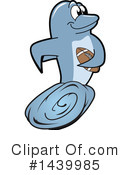 Dolphin Mascot Clipart #1439985 by Mascot Junction