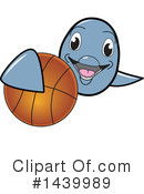 Dolphin Mascot Clipart #1439989 by Mascot Junction