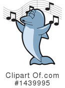Dolphin Mascot Clipart #1439995 by Mascot Junction