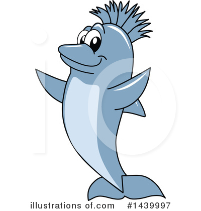 Dolphin Clipart #1439997 by Mascot Junction