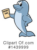 Dolphin Mascot Clipart #1439999 by Mascot Junction