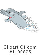 Dolphins Clipart #1102825 by Dennis Holmes Designs