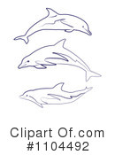 Dolphins Clipart #1104492 by merlinul