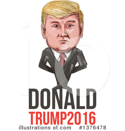 Donald Trump Clipart #1376478 by patrimonio