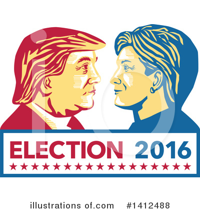 Donald Trump Clipart #1412488 by patrimonio