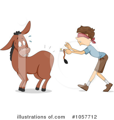 Royalty-Free (RF) Donkey Clipart Illustration by BNP Design Studio - Stock Sample #1057712