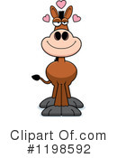 Donkey Clipart #1198592 by Cory Thoman