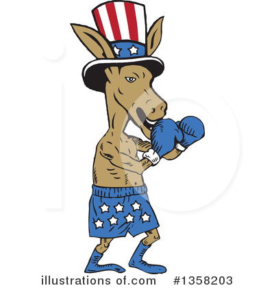 Democrat Clipart #1358203 by patrimonio