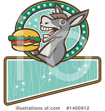 Hamburger Clipart #1400912 by patrimonio