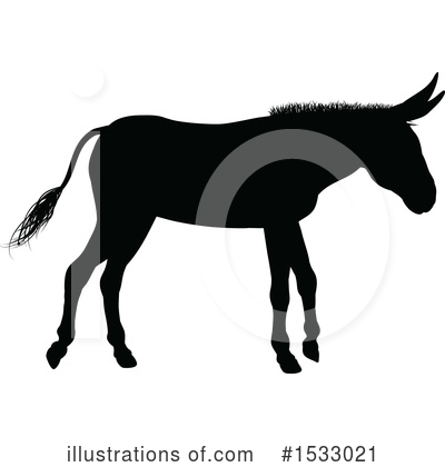 Royalty-Free (RF) Donkey Clipart Illustration by AtStockIllustration - Stock Sample #1533021