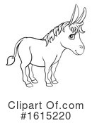 Donkey Clipart #1615220 by AtStockIllustration