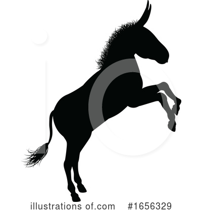 Royalty-Free (RF) Donkey Clipart Illustration by AtStockIllustration - Stock Sample #1656329