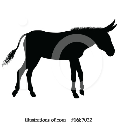 Royalty-Free (RF) Donkey Clipart Illustration by AtStockIllustration - Stock Sample #1687022
