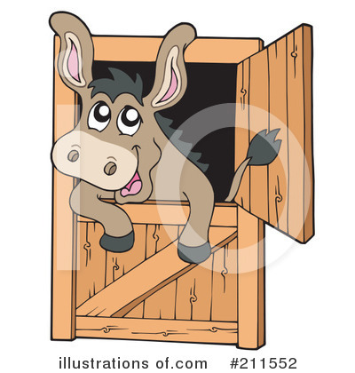 Donkeys Clipart #211552 by visekart