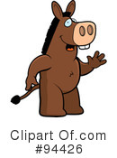 Donkey Clipart #94426 by Cory Thoman
