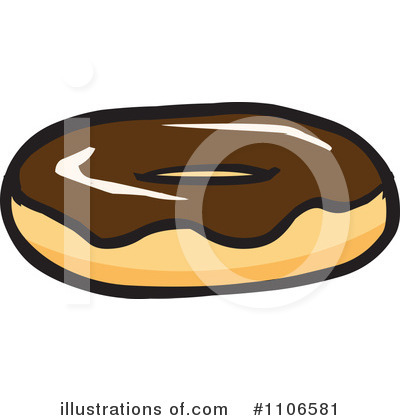 Royalty-Free (RF) Donut Clipart Illustration by Cartoon Solutions - Stock Sample #1106581