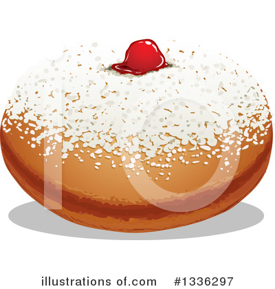 Royalty-Free (RF) Donut Clipart Illustration by Liron Peer - Stock Sample #1336297