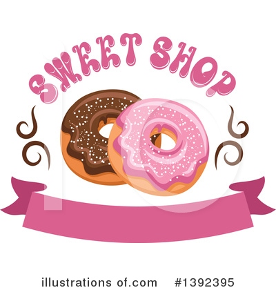 Royalty-Free (RF) Donut Clipart Illustration by Vector Tradition SM - Stock Sample #1392395
