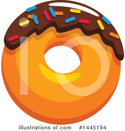 Royalty-Free (RF) Donut Clipart Illustration by Vector Tradition SM - Stock Sample #1445194