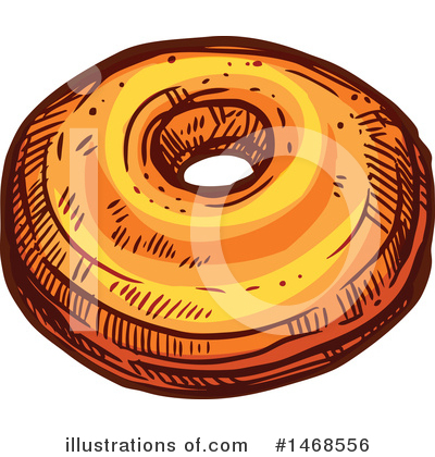 Royalty-Free (RF) Donut Clipart Illustration by Vector Tradition SM - Stock Sample #1468556